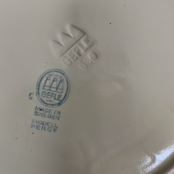 Art Deco Gefle Modell Percey Vintage Plates Set-of-8 - Picture 4 of 5